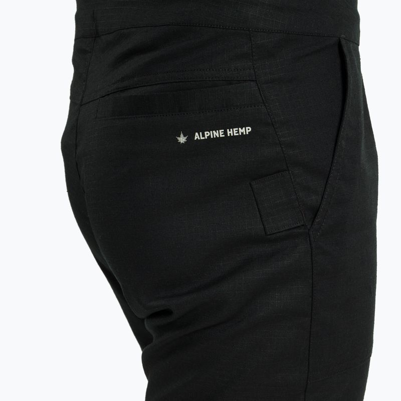 Spodnie wspinaczkowe męskie Salewa Lavaredo Hemp Ripstop black out 4