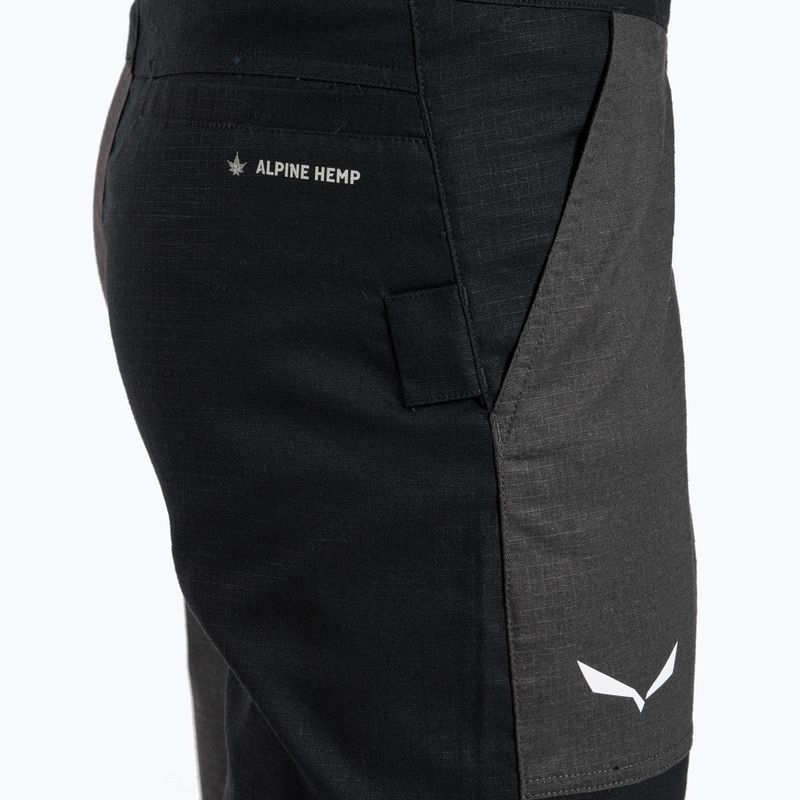 Spodenki wspinaczkowe męskie Salewa Lavaredo Hemp Ripstop black out 4