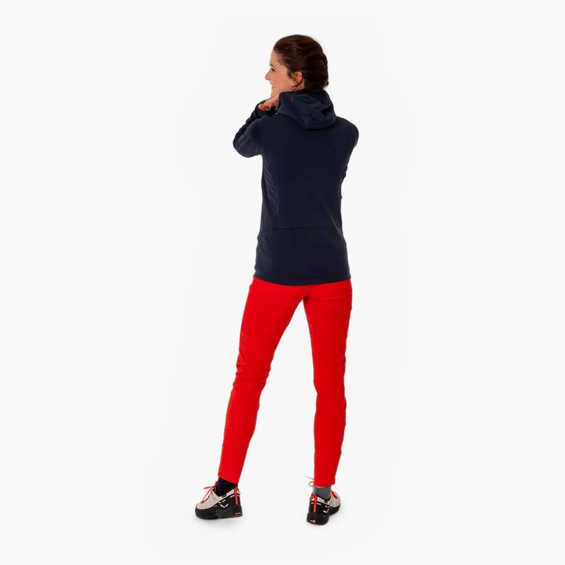 Bluza trekkingowa damska Salewa Agner PL Hooded navy blazer 2