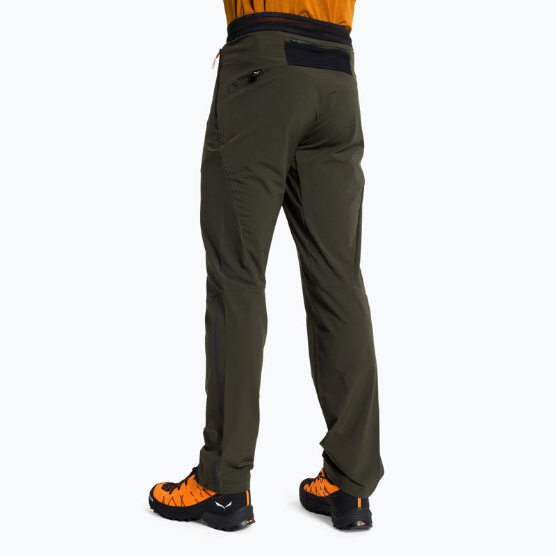 Spodnie trekkingowe męskie Salewa Pedroc 4 DST Reg dark olive 3