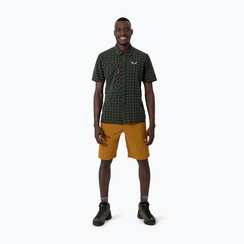 Koszula męska Salewa Puez Dry S/S dark olive 2