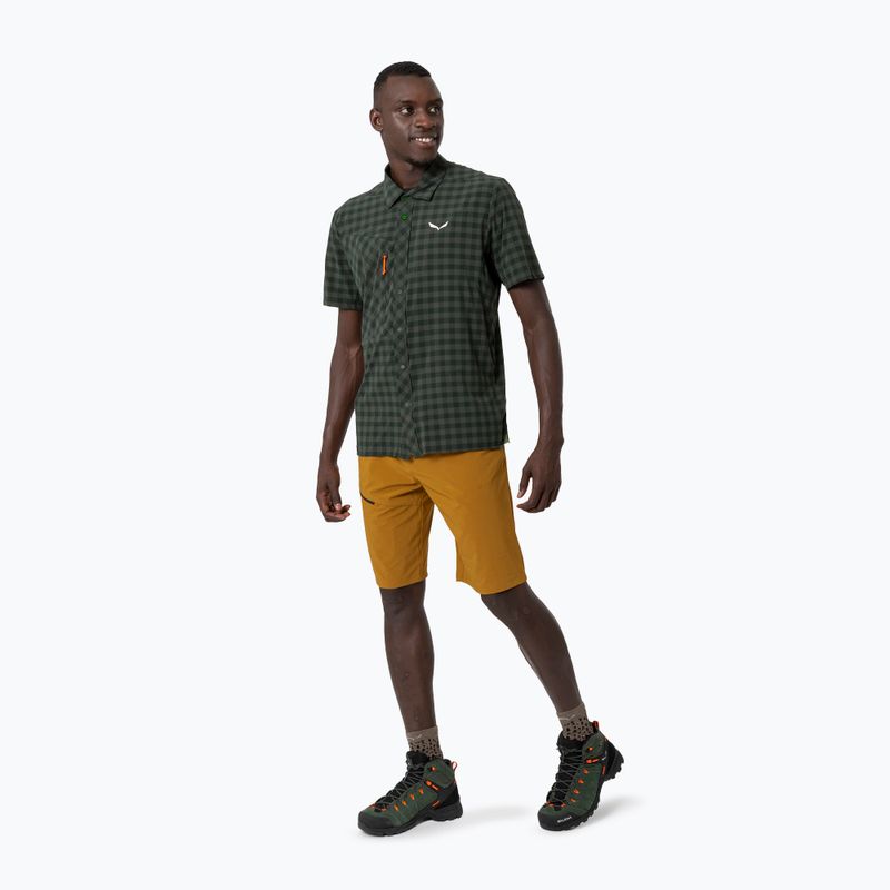 Koszula męska Salewa Puez Dry S/S dark olive 4