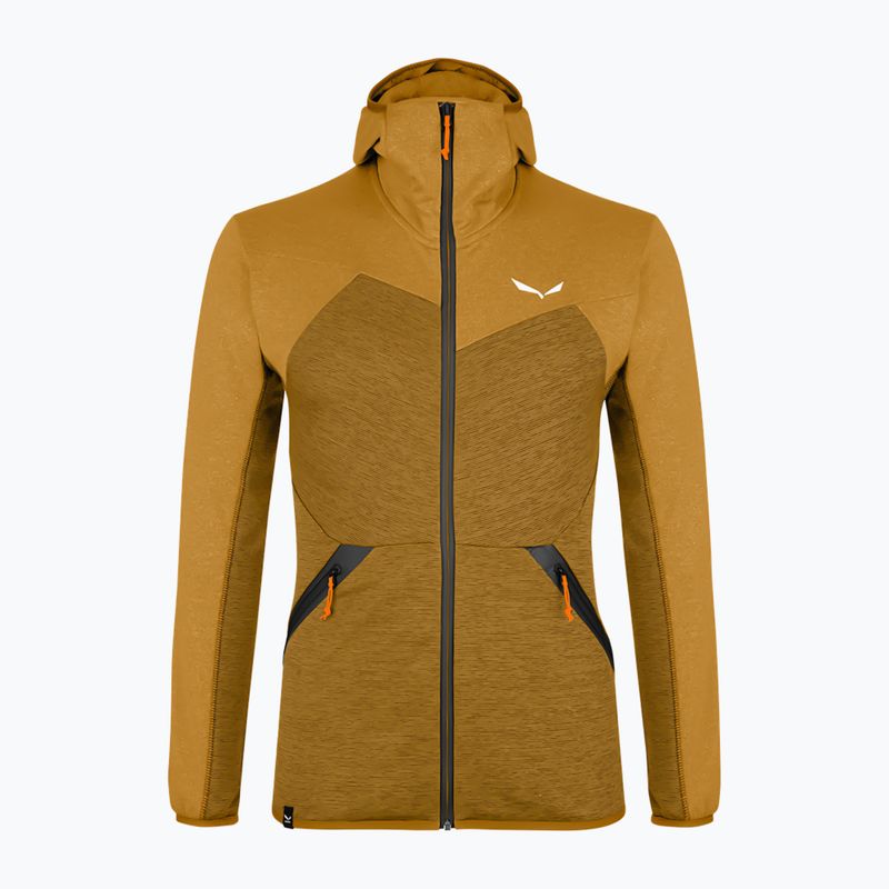 Bluza trekkingowa męska Salewa Puez Melange PL FZ Hoody golden brown melange 5