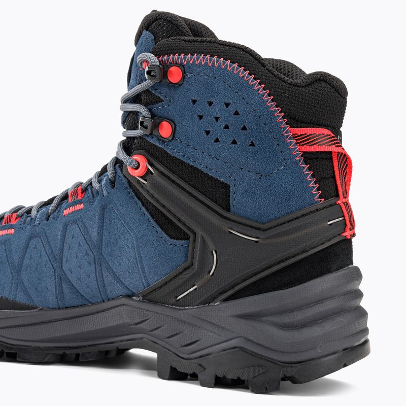 Buty trekkingowe damskie Salewa Alp Trainer 2 Mid GTX java blue/fluo coral 10