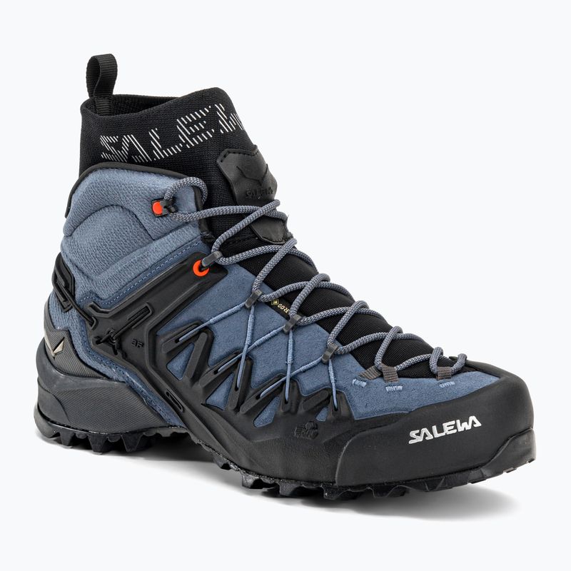 Buty podejściowe męskie Salewa Wildfire Edge Mid GTX java blue/onyx