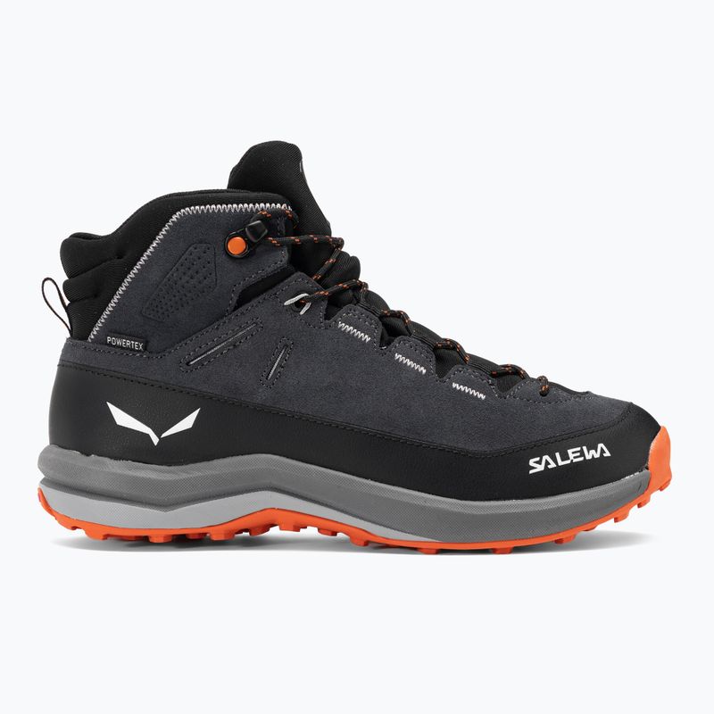 Buty trekkingowe dziecięce Salewa MTN Trainer 2 Mid PTX onyx/alloy 2