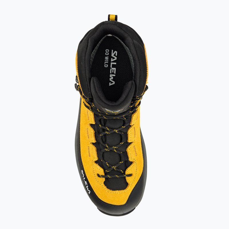 Buty trekkingowe dziecięce Salewa MTN Trainer 2 Mid PTX gold/gold 6