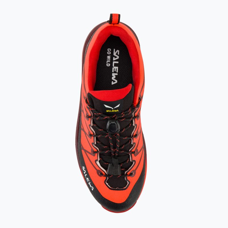 Buty podejściowe dziecięce Salewa Wildfire 2 Ptx fluo coral.syrah 5