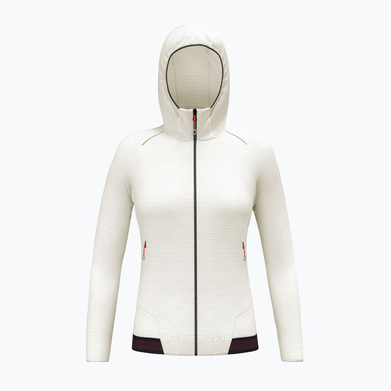 Bluza trekkingowa damska Salewa Pedroc PL Hooded white 8