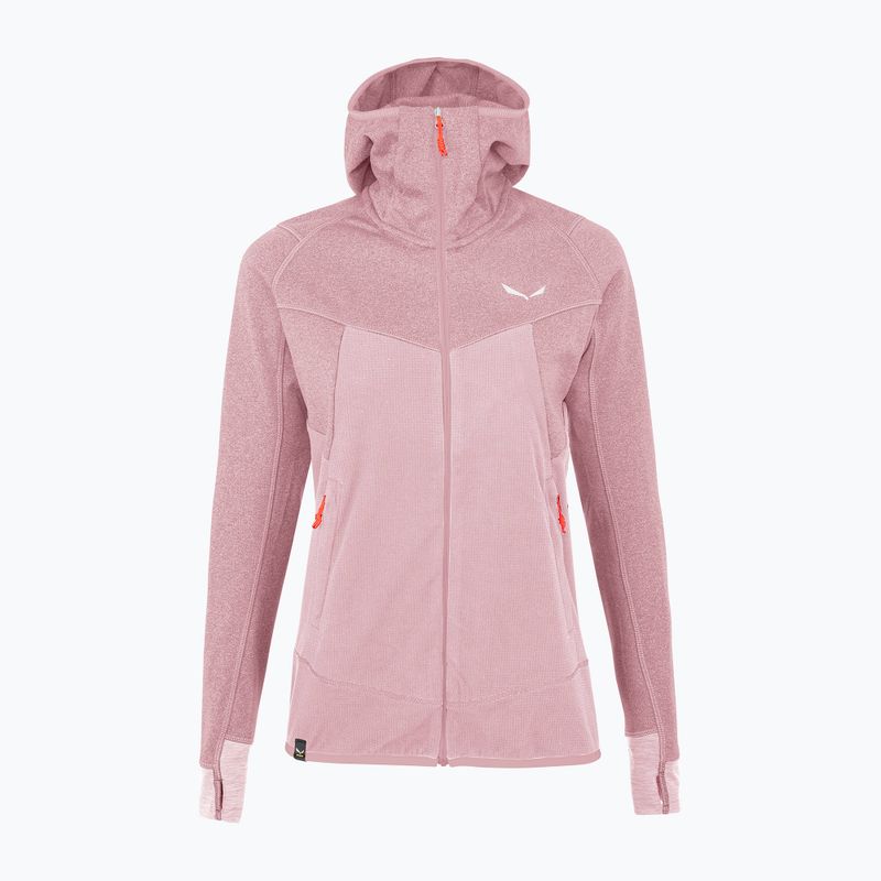 Bluza trekkingowa damska Salewa Puez Hybrid PL FZ Hoody zephyr melange