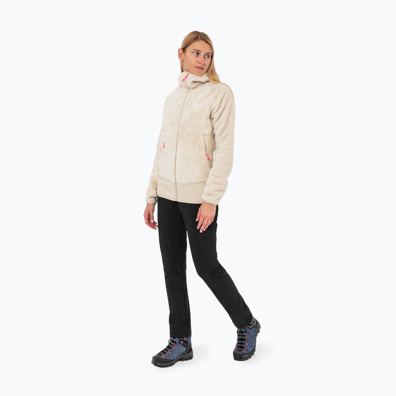 Bluza trekkingowa damska Salewa Tognazza PL oatmeal melange 2