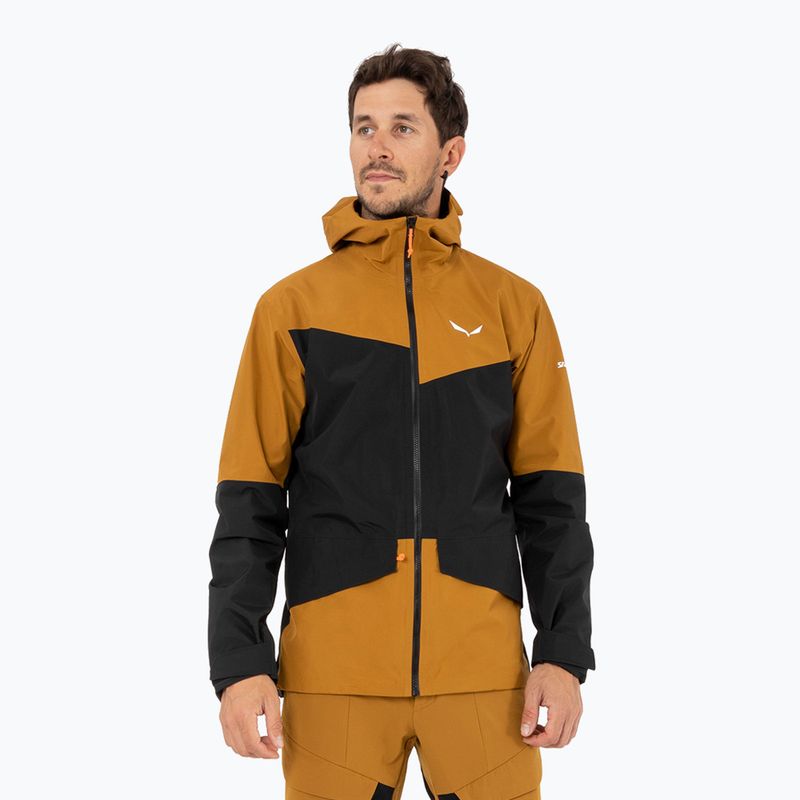 Kurtka przeciwdeszczowa męska Salewa Puez GTX 2L golden brown/0910
