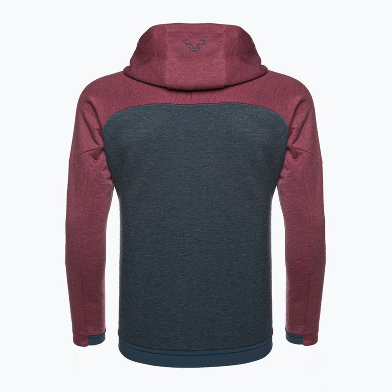 Bluza skiturowa męska DYNAFIT 24/7 PTC Hoody burgundy 3