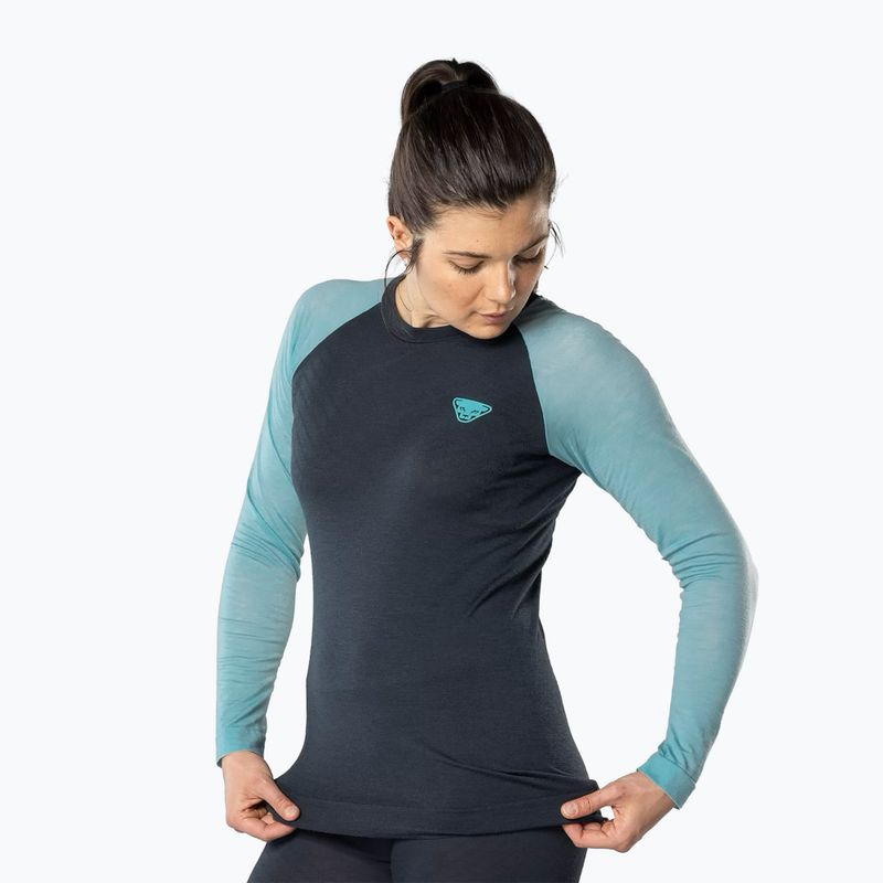 Longsleeve termoaktywny damski DYNAFIT Tour Light Merino marine blue