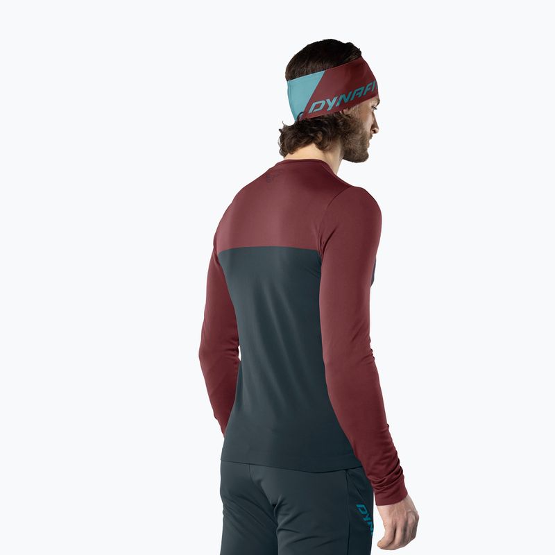 Longsleeve trekkingowy męski DYNAFIT Traverse S-Tech bluberry burgundy 3