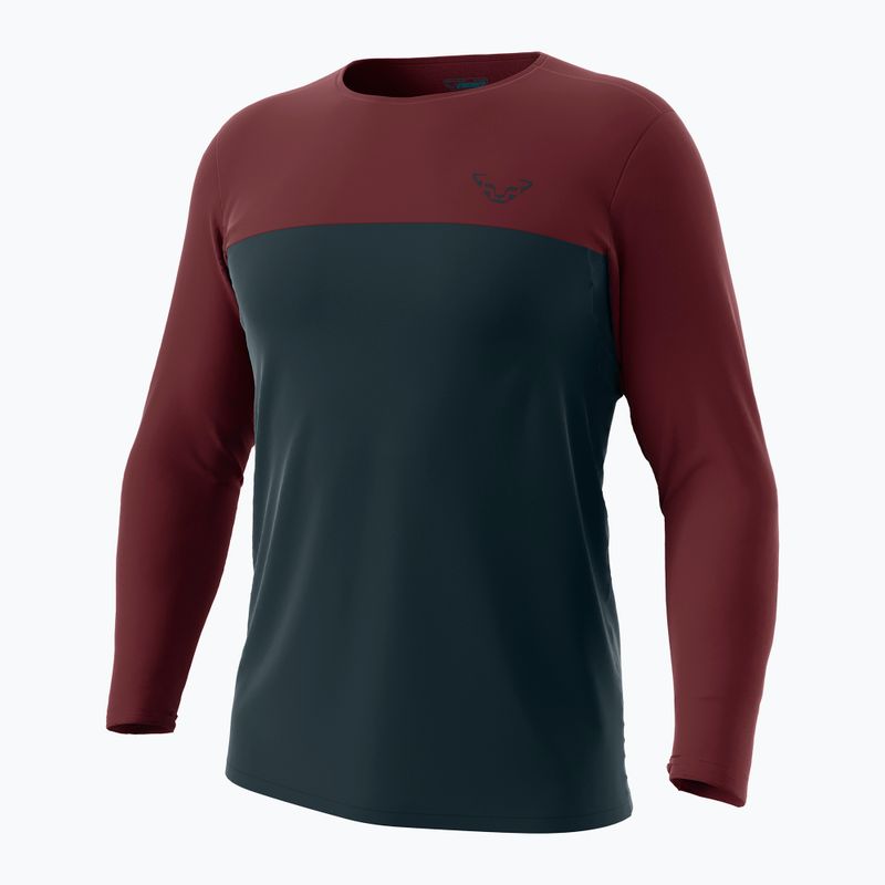 Longsleeve trekkingowy męski DYNAFIT Traverse S-Tech bluberry burgundy 4