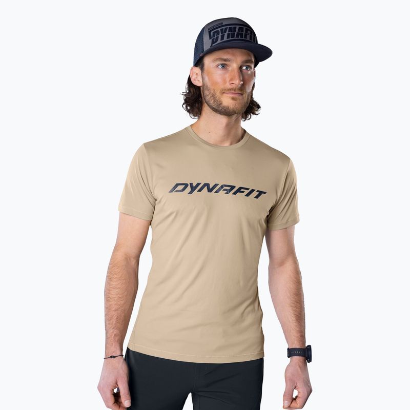 Koszulka trekkingowa męska DYNAFIT Traverse 2 rock khaki