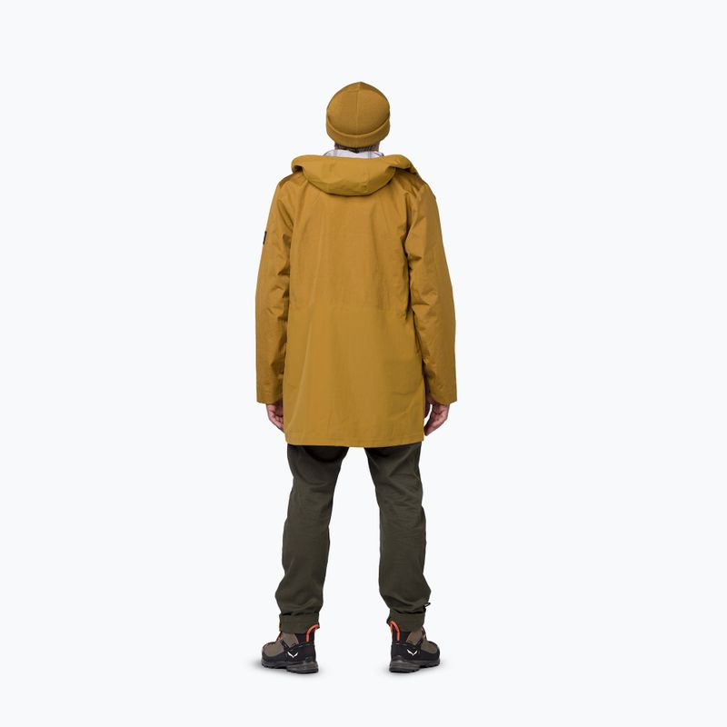 Kurtka przeciwdeszczowa męska Salewa Fanes 3L Ptx Hemp 2/1 Parka golden brown int.7020 4