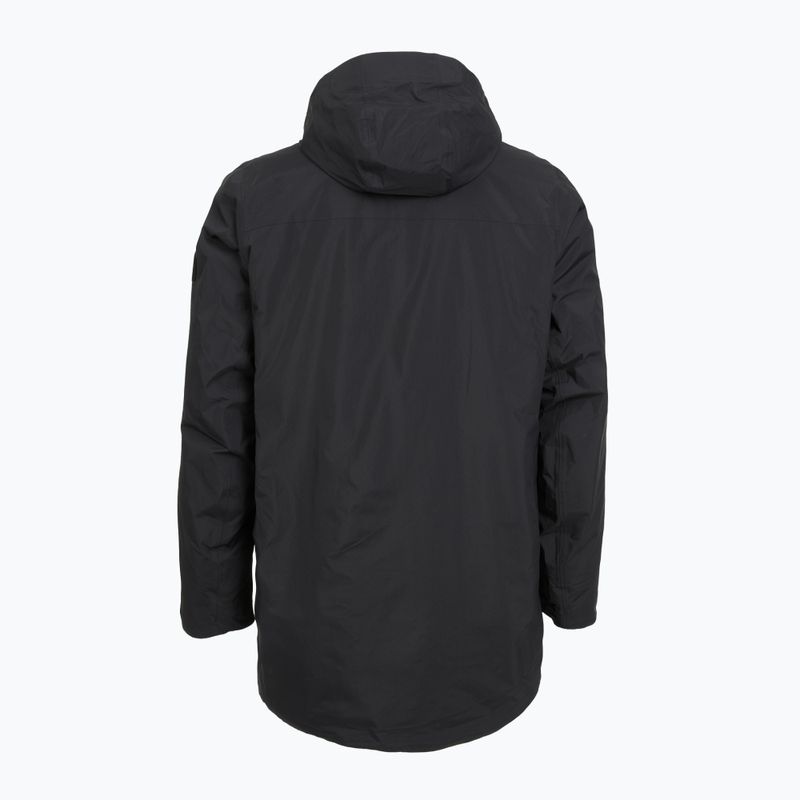 Płaszcz ocieplany męski Salewa Fanes 2L PTX Parka black out 2