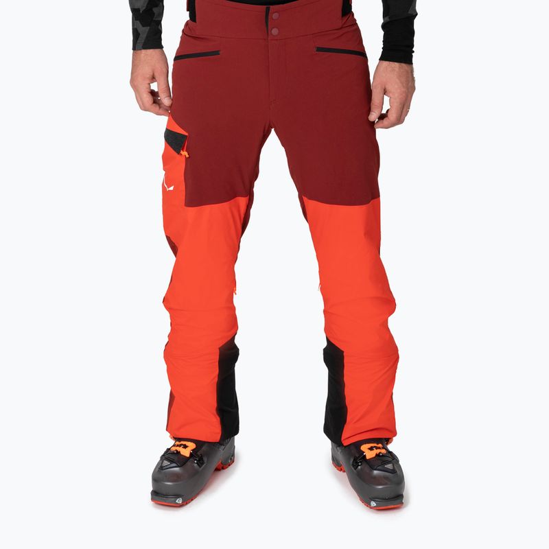 Spodnie softshell męskie Salewa Sella DST Hyb syrah/1500 2
