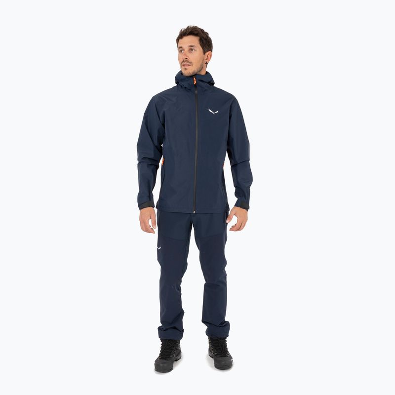 Kurtka przeciwdeszczowa męska Salewa Puez Aqua 4 PTX 2.5L navy blazer/0910 2