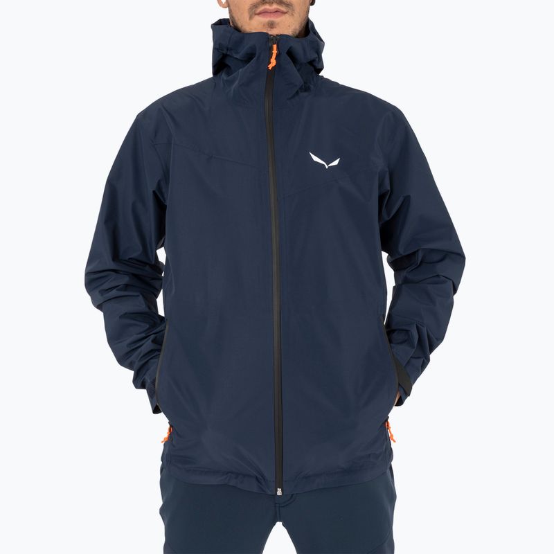 Kurtka przeciwdeszczowa męska Salewa Puez Aqua 4 PTX 2.5L navy blazer/0910 4