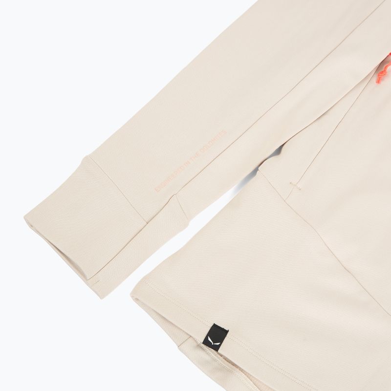 Bluza trekkingowa damska Salewa Puez PL Hooded oatmeal 4