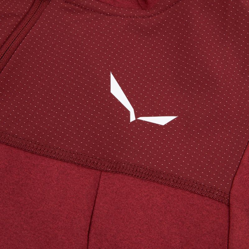 Bluza dziecięca Salewa Agner Melange PL FZ Hoody syrah 3