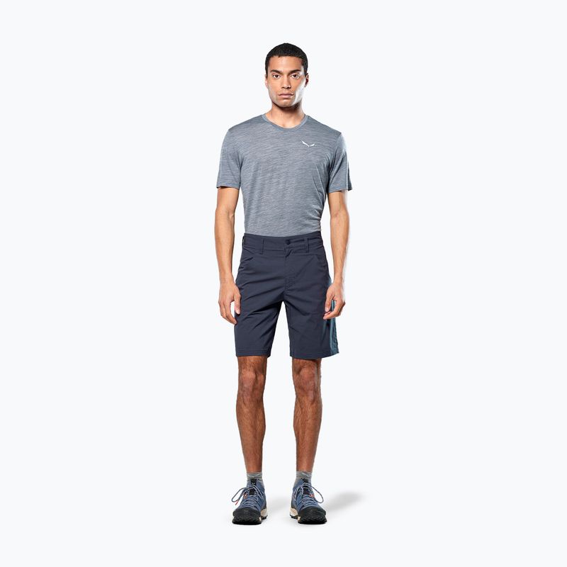 Spodenki trekkingowe męskie Salewa Fanes Light navy blazer 2
