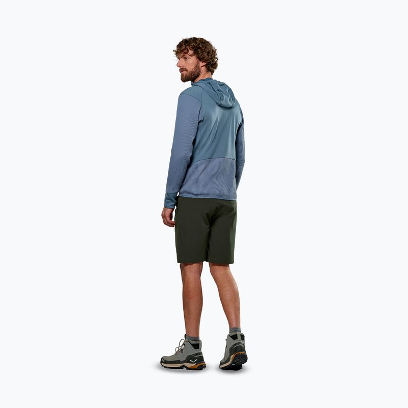 Bluza trekkingowa męska Salewa Puez Waffle Hyb PL HD java blue 3