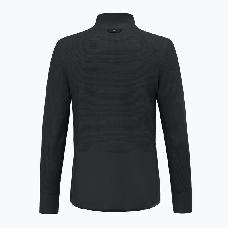 Bluza trekkingowa męska Salewa Puez Waffle Hyb PL black out 2