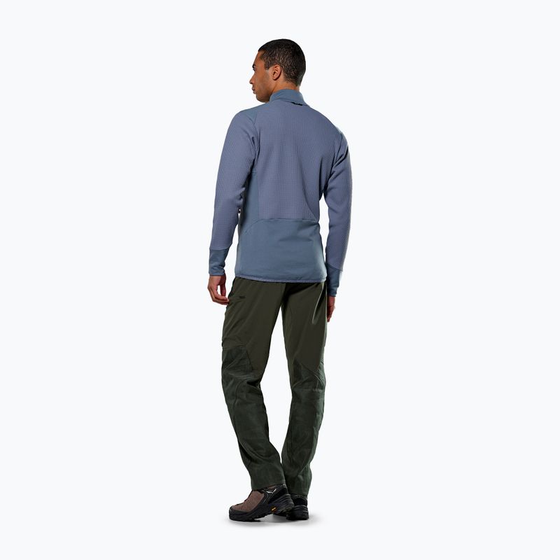 Bluza trekkingowa męska Salewa Puez Waffle Hyb PL java blue 3