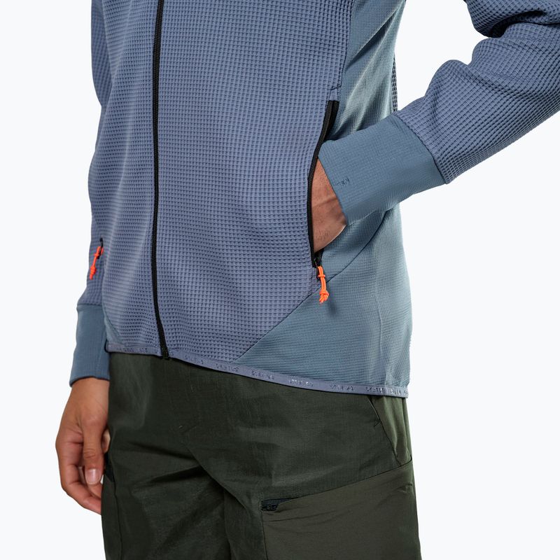 Bluza trekkingowa męska Salewa Puez Waffle Hyb PL java blue 5