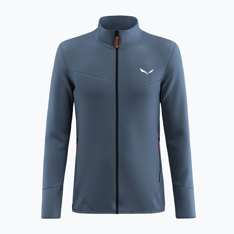 Bluza trekkingowa męska Salewa Puez Waffle Hyb PL java blue 8