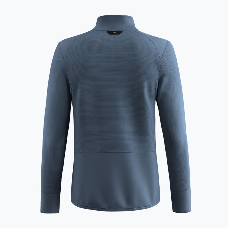 Bluza trekkingowa męska Salewa Puez Waffle Hyb PL java blue 9