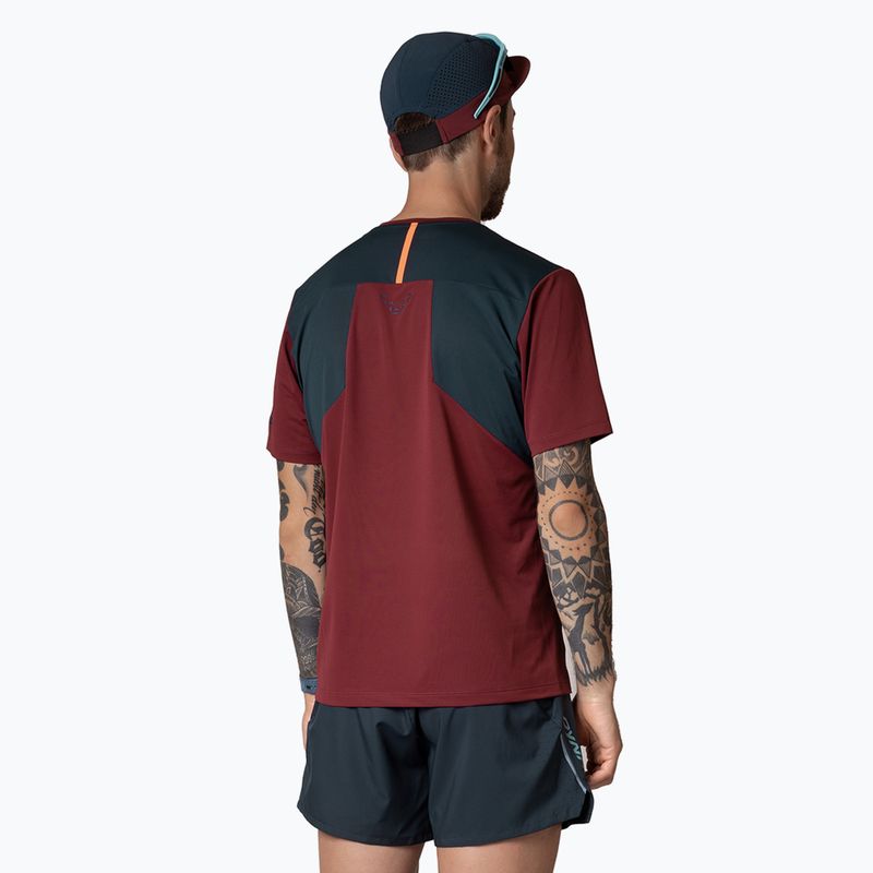 Koszulka do biegania męska DYNAFIT Sky burgundy 3