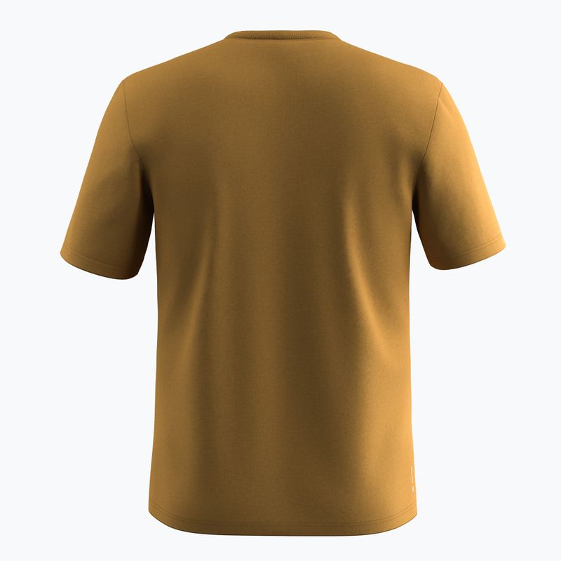 Koszulka męska Salewa Solidlogo Dry golden brown 2