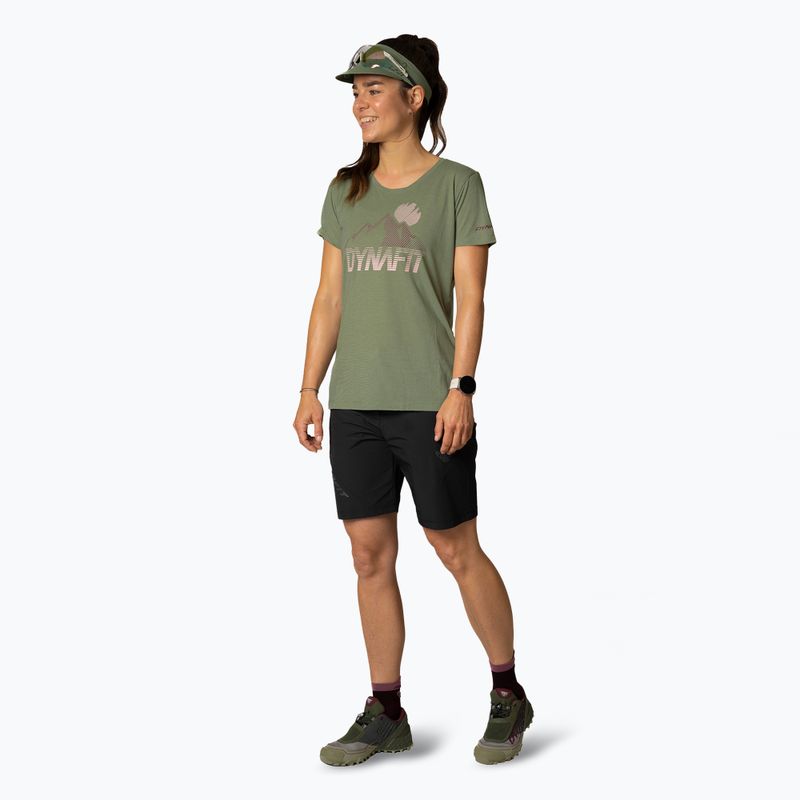 Koszulka trekkingowa damska DYNAFIT Transalper Graphic SS sage 2