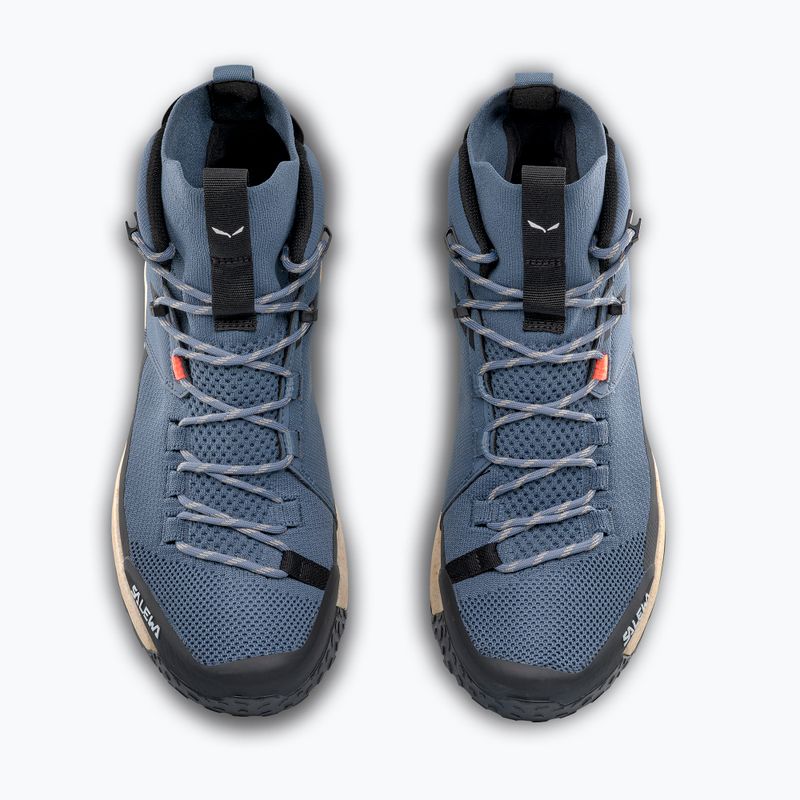Buty turystyczne męskie Salewa Puez Knit Mid Ptx java blue/black 4