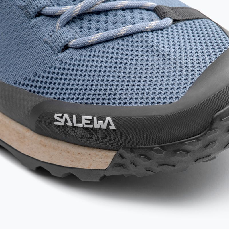 Buty turystyczne męskie Salewa Puez Knit Mid Ptx java blue/black 6