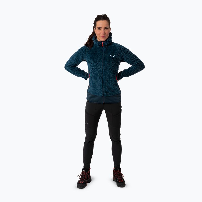Bluza trekkingowa damska Salewa Tognazza PL dark olive melange 2