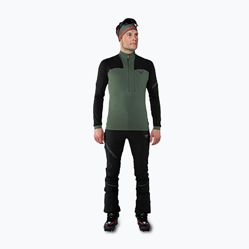 Bluza męska DYNAFIT Speed Polartec 1/2 Zip black out/thyme 2