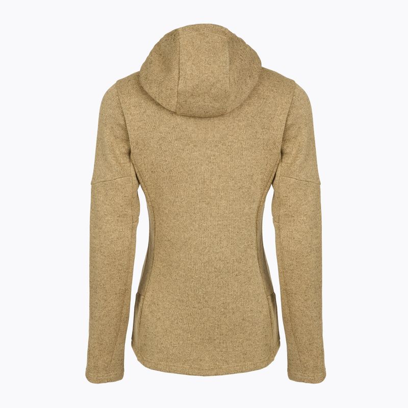 Bluza trekkingowa damska Salewa Puez Rocca Polarlite Hood quicksand 2
