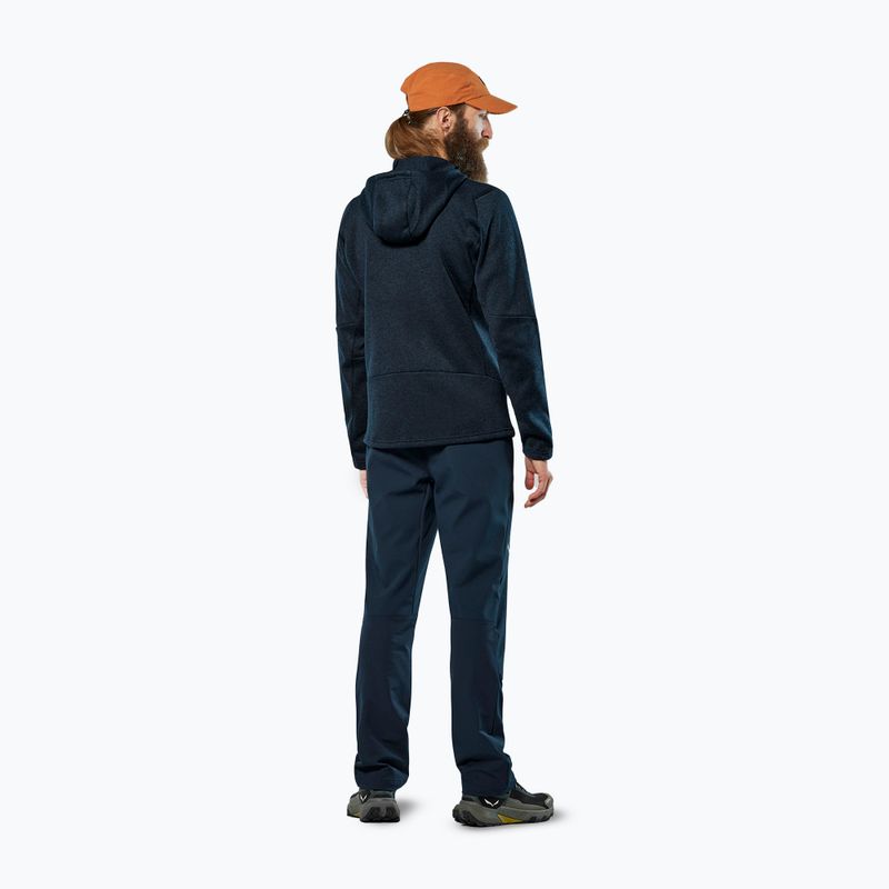 Bluza trekkingowa męska Salewa Puez Rocca Polarlite Hood navy blazer 3