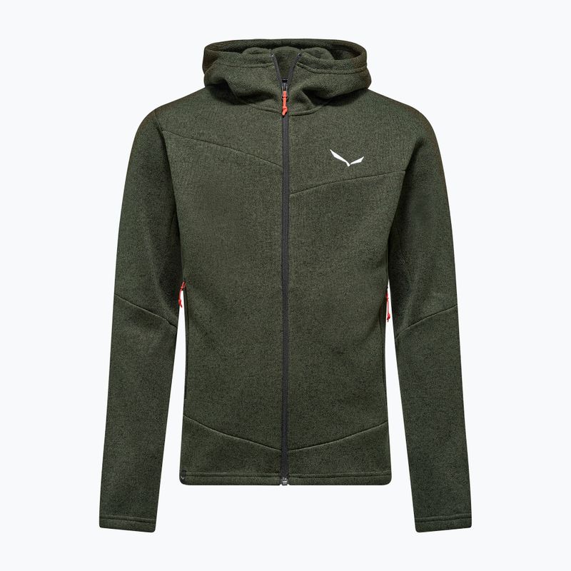Bluza trekkingowa męska Salewa Puez Rocca Polarlite Hood dark olive 5