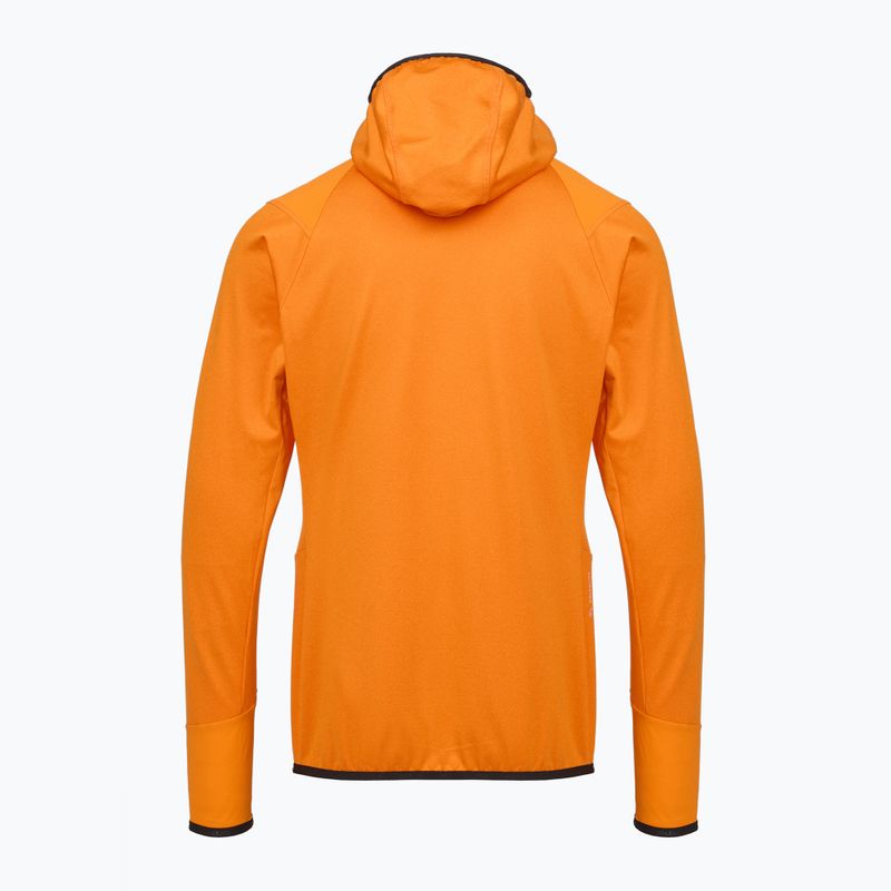 Bluza trekkingowa męska Salewa Agner Hybrid PL/DST FZ Hoody turmeric melange/0910 2