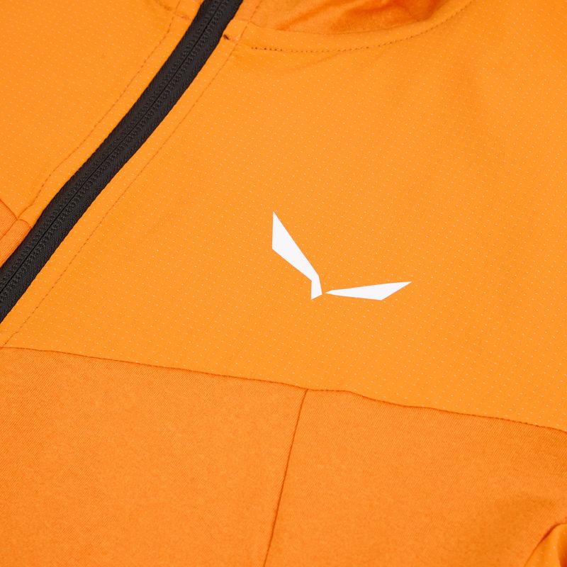 Bluza trekkingowa męska Salewa Agner Hybrid PL/DST FZ Hoody turmeric melange/0910 3