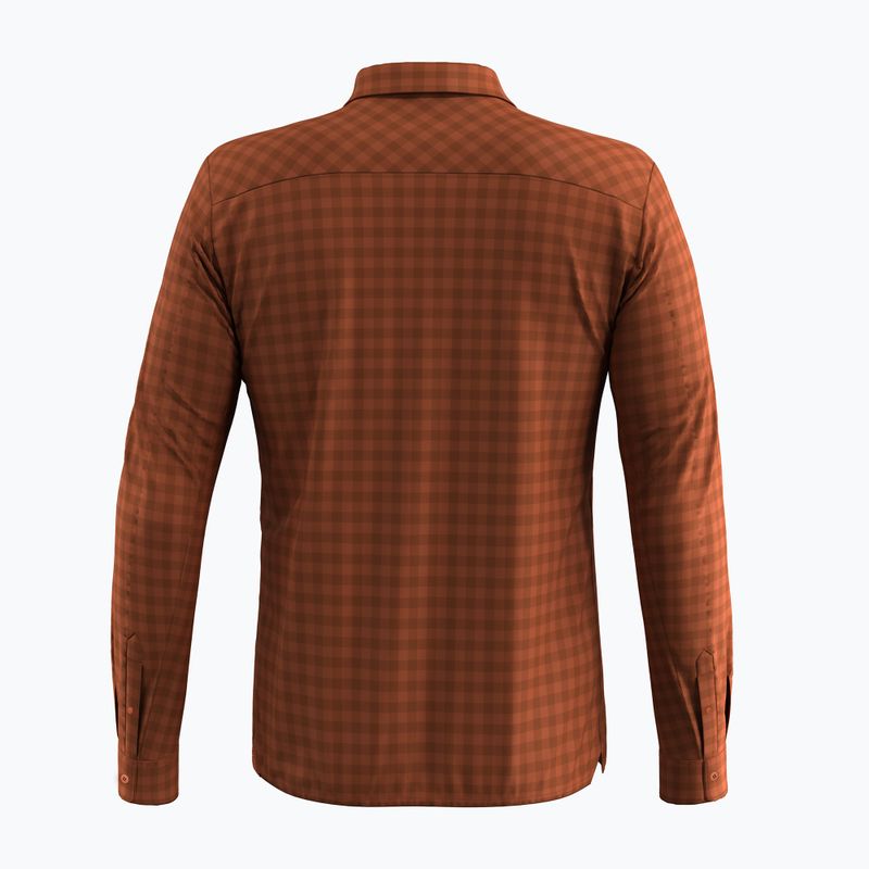 Koszula męska Salewa Puez Dry L/S bombay brown 2