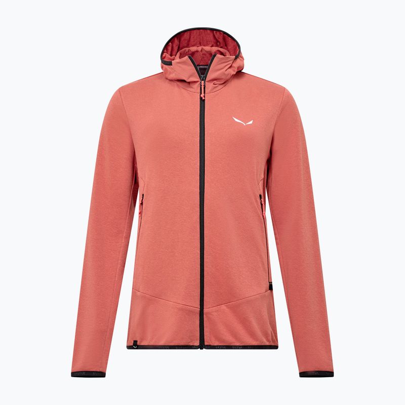 Bluza trekkingowa damska Salewa Agner Hemp 2 Hooded etruscan red 7