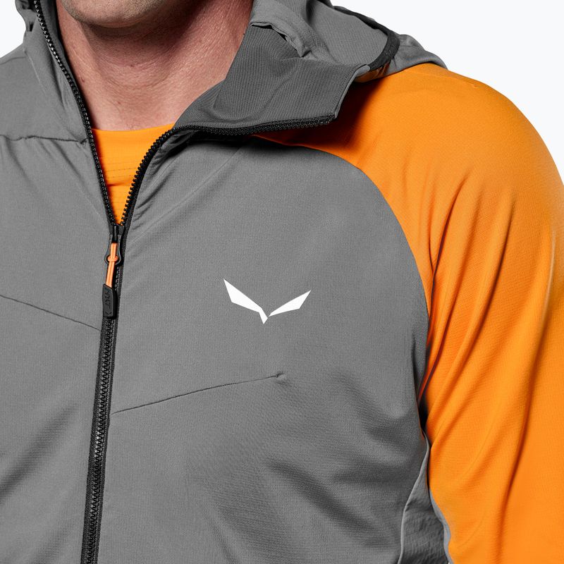 Bluza trekkinogwa męska Salewa NXT Hyb 1/2 Zip Tee quiet shade 4
